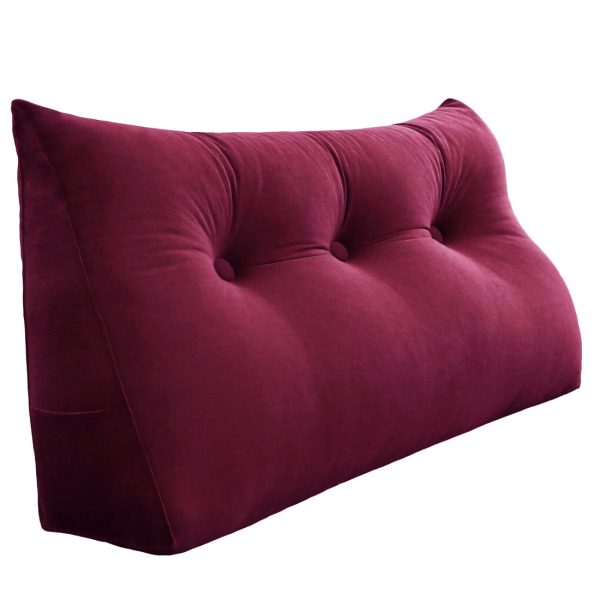 Backrest pillow 39inch wine