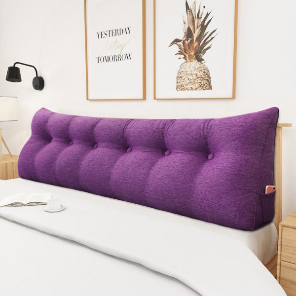 Backrest pillow 71inch purple