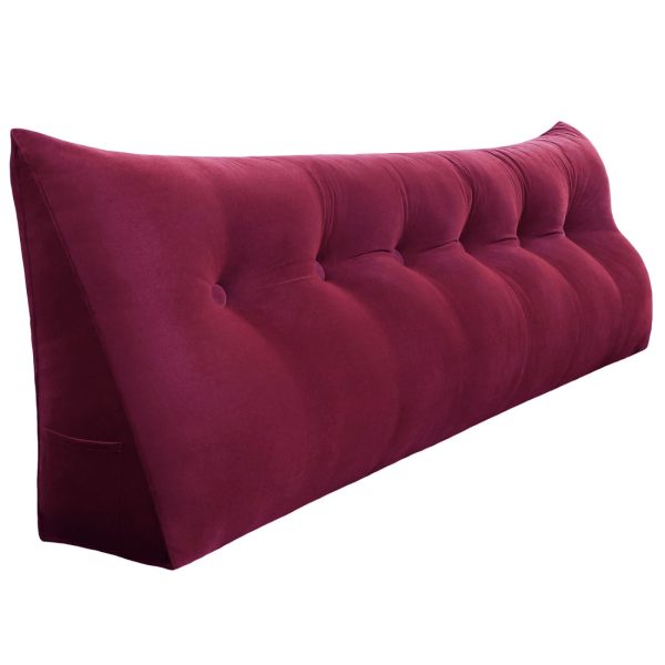 Backrest pillow 71inch wine