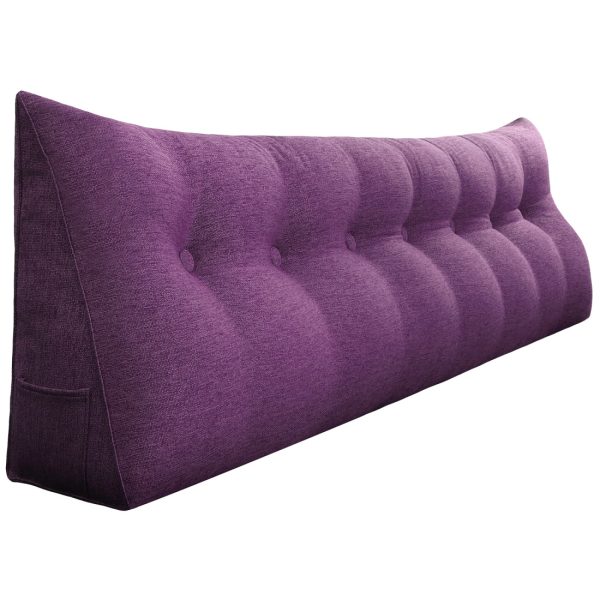 Backrest pillow 76inch purple
