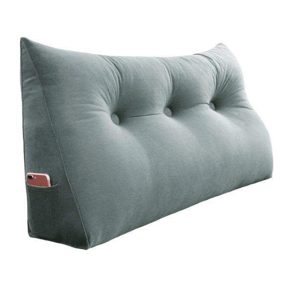 Wedge pillow 39inch Gray
