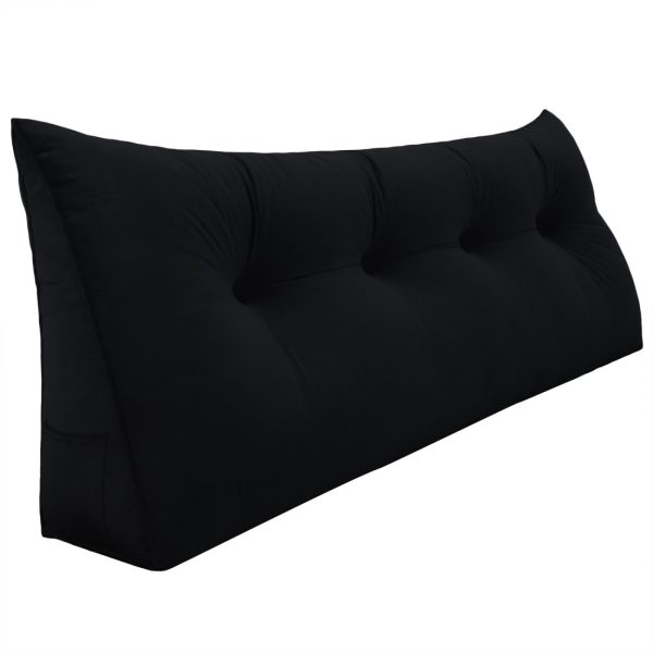 Wedge pillow 47inch Black