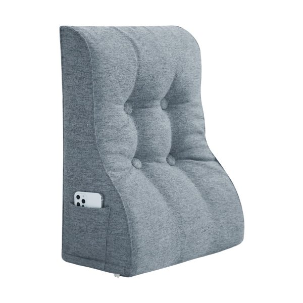 backrest button grey