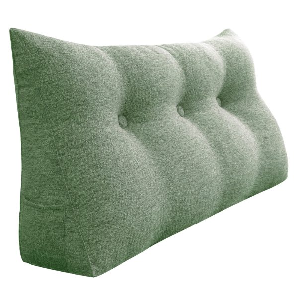 backrest pillow 39inch green sage