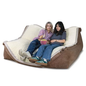 Bean Bag Lounger Sofa - Giant Floor Couch for Adults