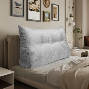 bed wedge pillow cushion grey 5837
