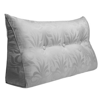 bed wedge pillow cushion grey 5840