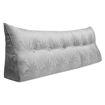 bed wedge pillow cushion grey 5842