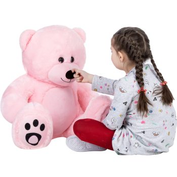 Giant Teddy Bear Large Stuffed Animal Toys Big Teddy Bear Soft Bear 36 Inches Pink