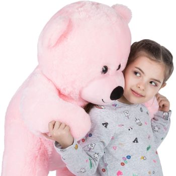 big teddy bear 3foot pink 5221