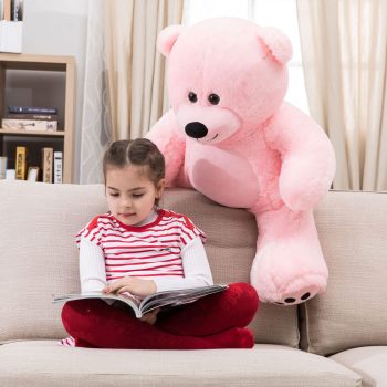 big teddy bear 3foot pink 5224