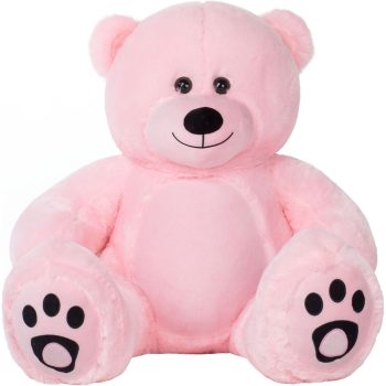 big teddy bear 3foot pink 5228