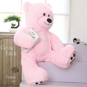 big teddy bear 3foot pink 5238