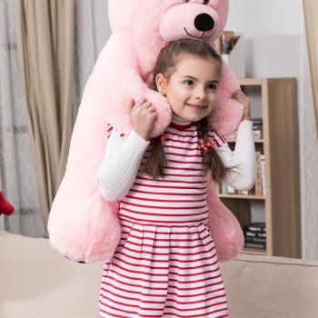 big teddy bear 3foot pink 5242