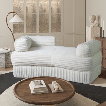 boneless curved couch sofa 4762