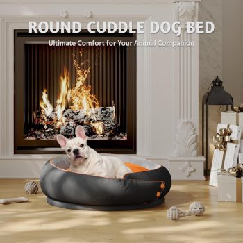 calming dog bed round kennel 4931