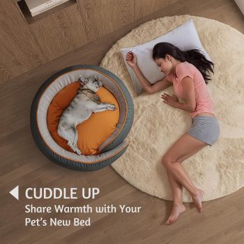 calming dog bed round kennel 4932