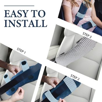 Car Seat Belt Protector Pad, Soft Seatbelt Cover for Shoulder Cushion 17 car seat belt protector pads soft seatbelt cover 5583
