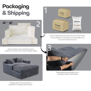 comfortable oversized sofa bed 4750