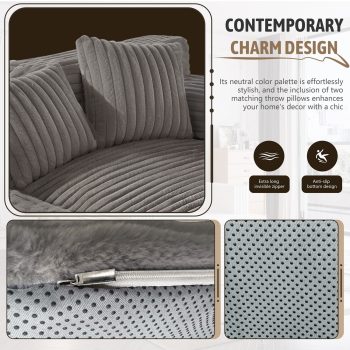 comfortable oversized sofa bed 4753