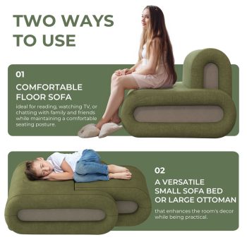 convertible floor sofa 5007