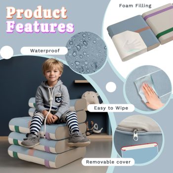 creative seat cushion folding floor bed 5564