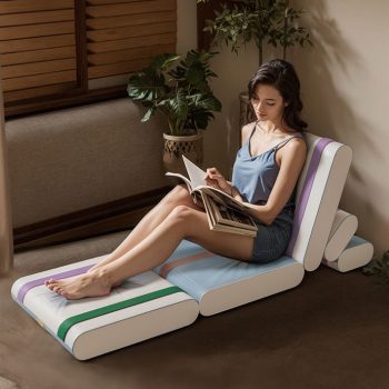 creative seat cushion folding floor bed 5566