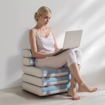 creative seat cushion folding floor bed 5568