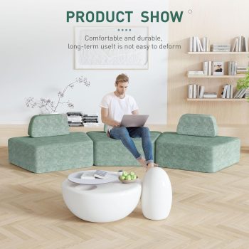 curved sectional sofa 5401