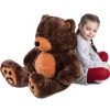 Giant Teddy Bear Big Teddy Bear Large Stuffed Animal Toys Soft Bear 36 Inches Dark Brown