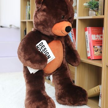 daney teddy bear 3foot dark brown 5139