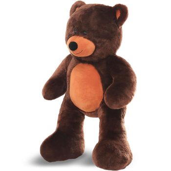 daney teddy bear 3foot dark brown 5150