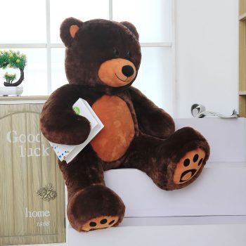 daney teddy bear 3foot dark brown 5156