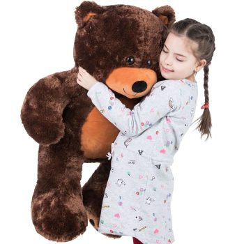 daney teddy bear 3foot dark brown 5157