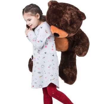 daney teddy bear 3foot dark brown 5159