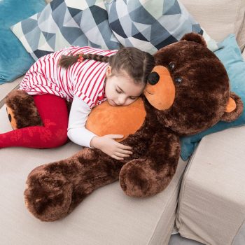 daney teddy bear 3foot dark brown 5160