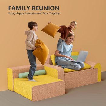 floor couch set ottoman bolster 4804