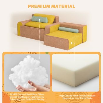 floor couch set ottoman bolster 4807