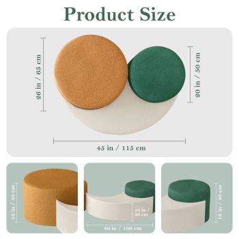 floor sofa couch pouf ottoman 5067