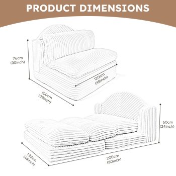 folding floor sofa bed 6017