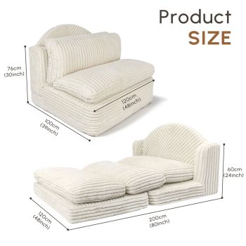 folding floor sofa bed 6018