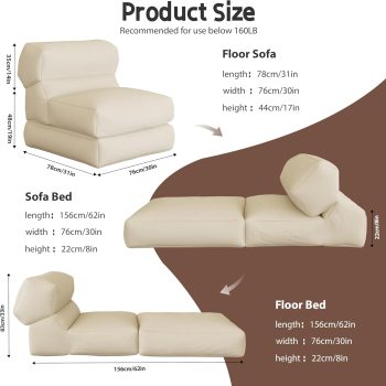 folding sofa chair bed 5270