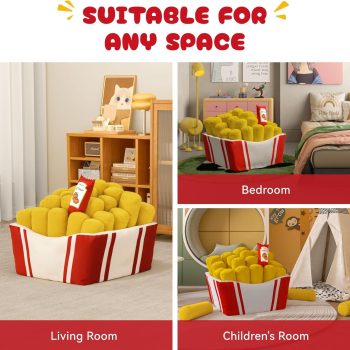 fries inspired bean bag couch chair 4864