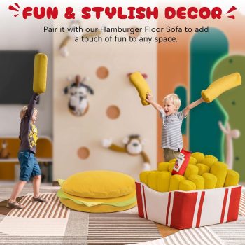 fries inspired bean bag couch chair 4866