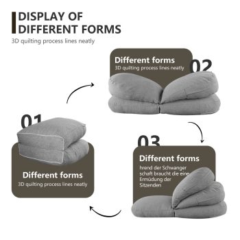 giant lazy floor sofa bed 5951