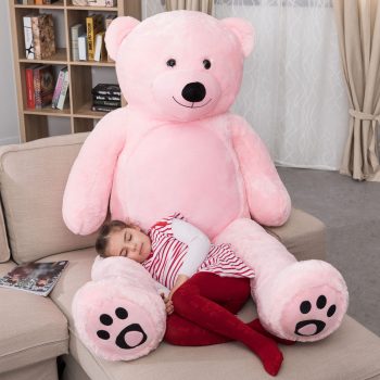 giant teddy bear 6foot pink 5190