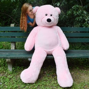 giant teddy bear 6foot pink 5192