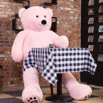 giant teddy bear 6foot pink 5193