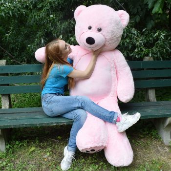 giant teddy bear 6foot pink 5197