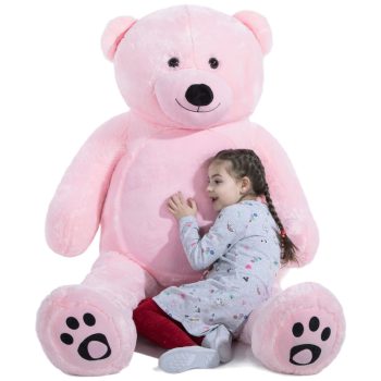 giant teddy bear 6foot pink 5207
